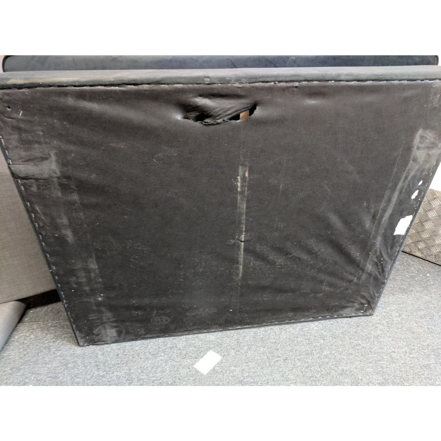 GRADE A2 - Black Velvet Loveseat - Payton