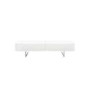 Large White Gloss Coffee Table with Storage - Tiffany