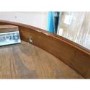 GRADE A2 - Julian Bowen Canterbury Round Extending Dining Table - Mahogany