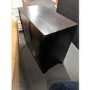 GRADE A2 - Black Wooden Moroccan Mirrored Chest of 3 Drawers - Alexis