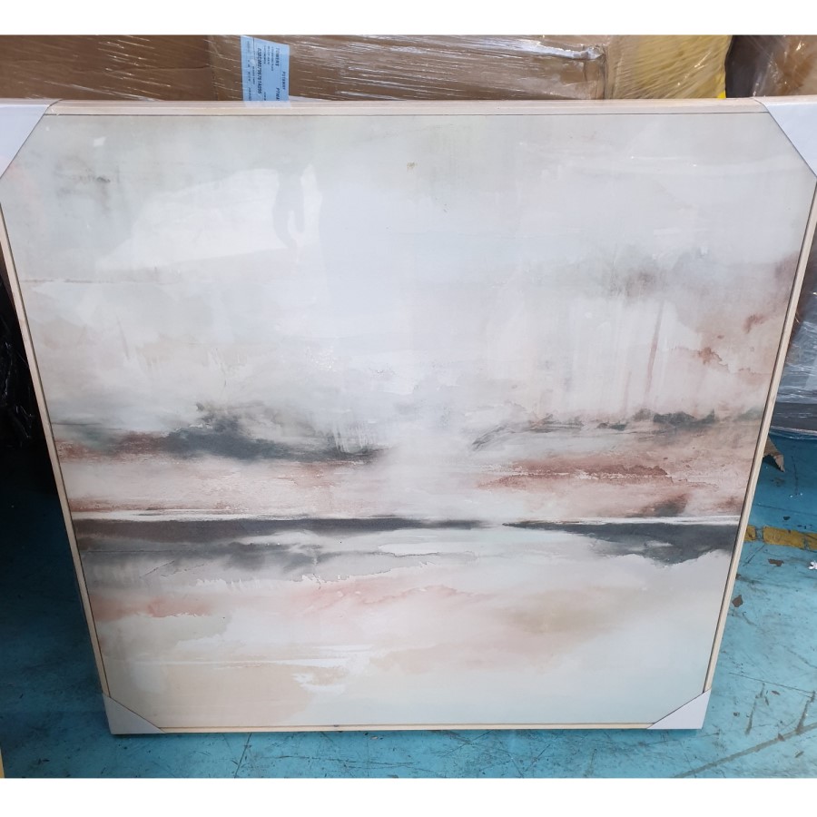 GRADE A2 - Morning Rise Framed Canvas Art - Caspian House