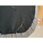 GRADE A2 - Grey Fabric Bar Stool with Back - 79 cm - Maddy