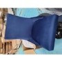 GRADE A2 - Pair of Navy Blue Velvet Dining Chairs with Buttoned Back - Jade Boutique