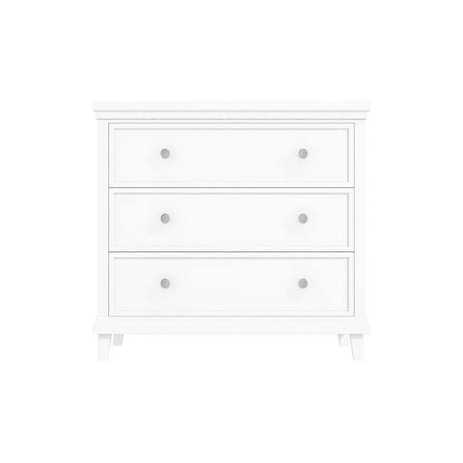 Georgia 3 Drawer Chest of Drawers in White