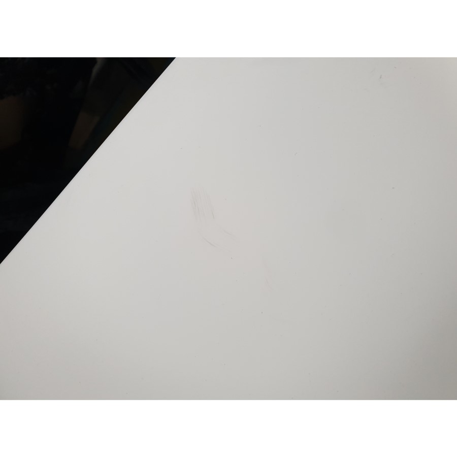 GRADE A2 - White 3 Drawer Chest of Drawers - Georgia