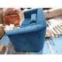 GRADE A2 - Blue Velvet 2 Seater Sofa - Lotti