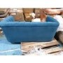 GRADE A2 - Blue Velvet 2 Seater Sofa - Lotti