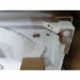 GRADE A2 - White Shoe Rack with Seat Storage Bench & Wicker Baskets - Elms
