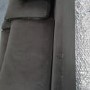 GRADE A2 - Black Velvet 3 Seater Sofa - Payton