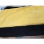 GRADE A2 - Cushioned Ottoman End-of-Bed Storage Bench Upholstered in Yellow Velvet - Safina