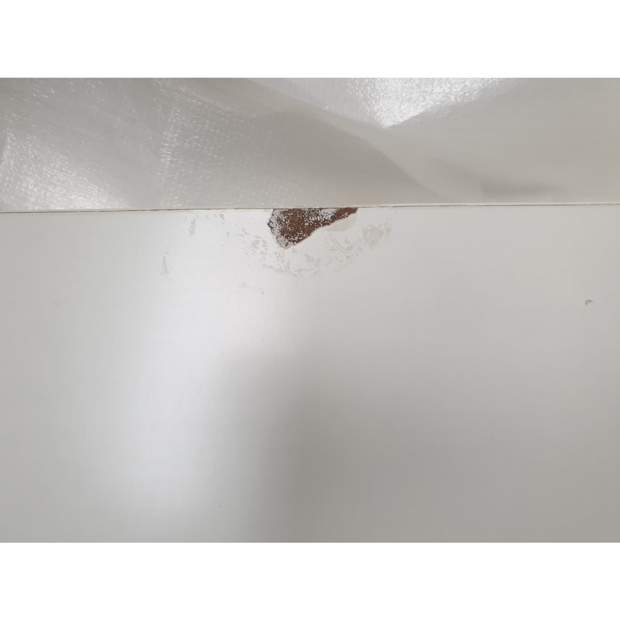 GRADE A2 - Narrow White Console Table in Modern High Gloss - Tiffany