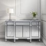 Large Mirrored Sideboard - 4 Door - Jade Boutique