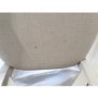 GRADE A2 - Pair of Grey Paint Finish Dining Chairs with Fabric Seats - Adeline
