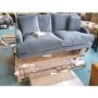 GRADE A2 - Petrol Blue Velvet 3 Seater Sofa - Payton