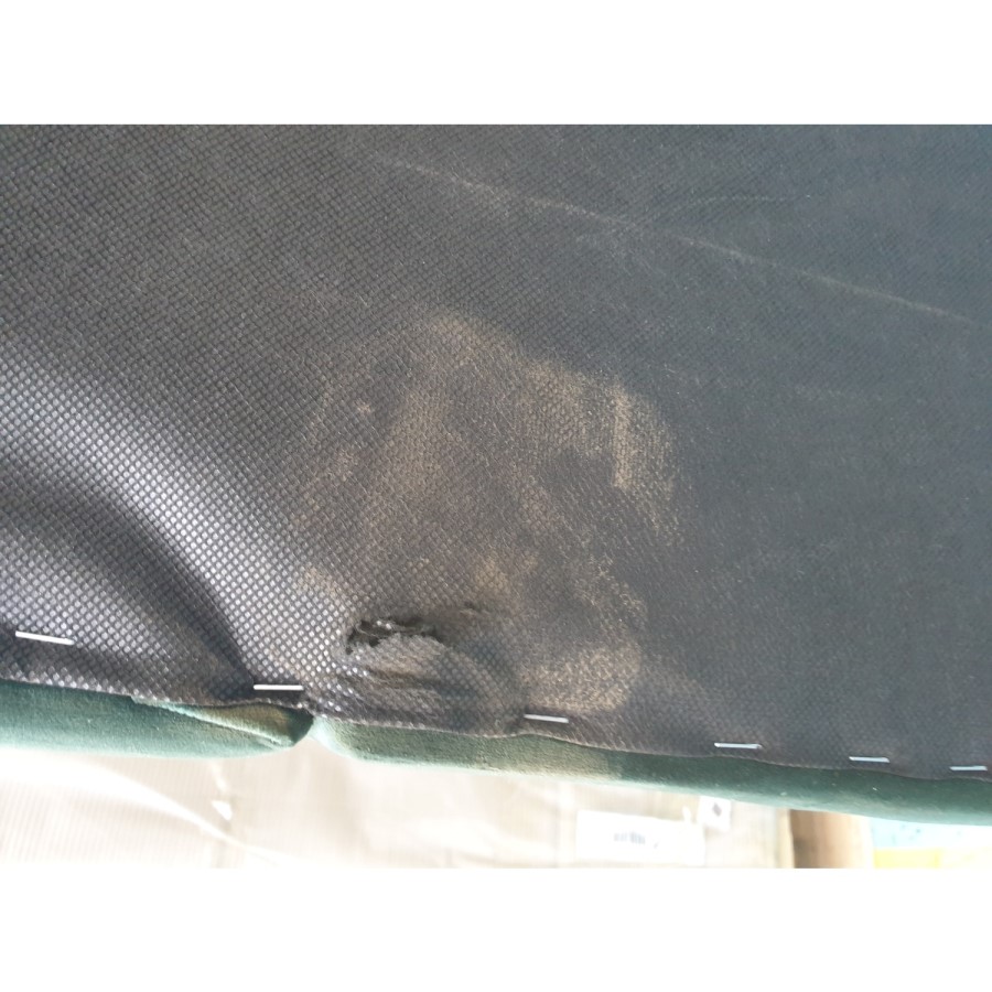 GRADE A2 - Dark Green Velvet 2 Seater Sofa - Payton