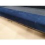 GRADE A2 - Navy Blue 3 Seater L Shaped Sofa in Velvet - Right Hand Facing - Payton 