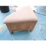 GRADE A2 - Solid Oak Hallway Storage Bench - Corner - Adeline