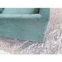 GRADE A2 - Teal Loveseat Armchair in Chenille Fabric - Celeste