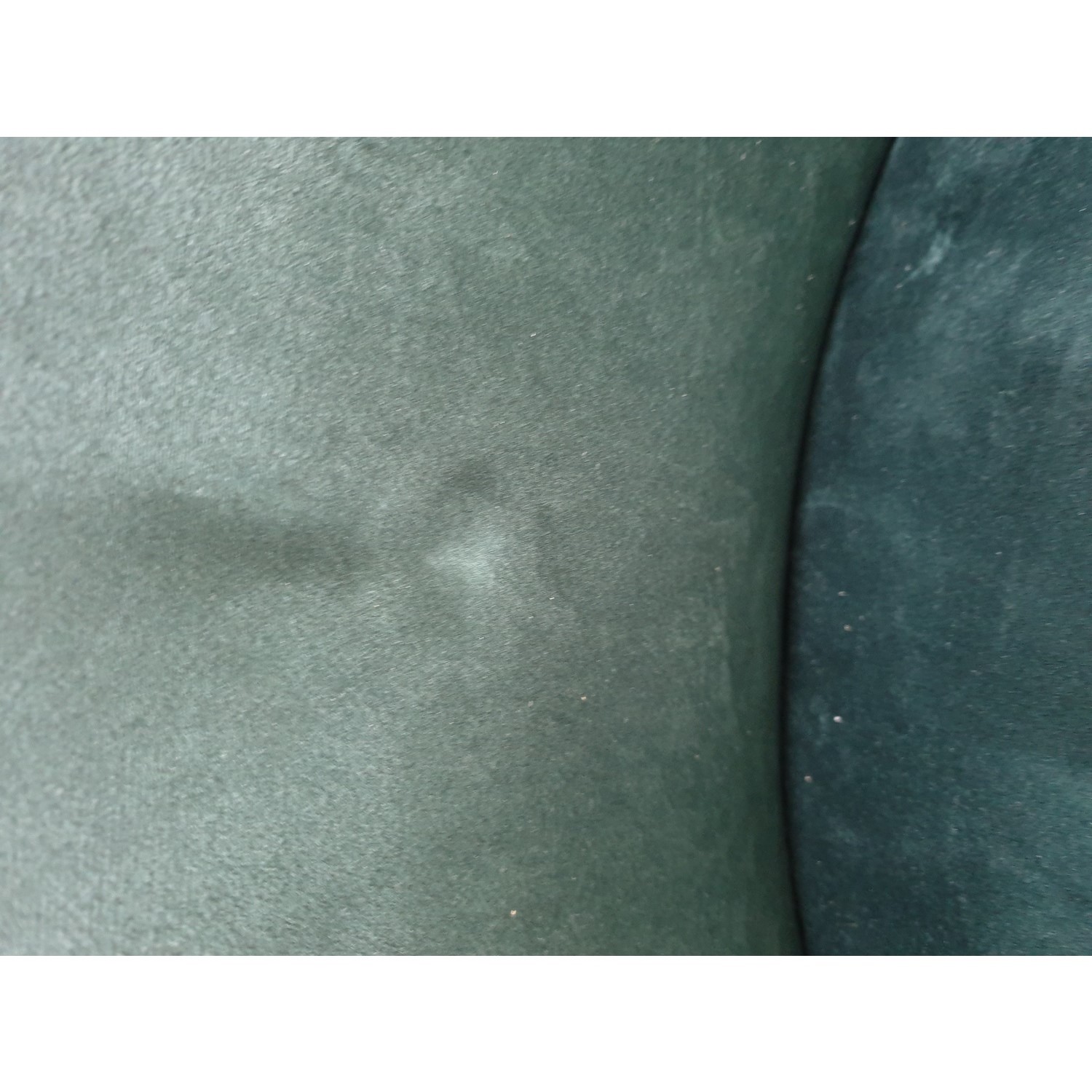 GRADE A2 Green Velvet Office Swivel Chair with Gold Base Marley