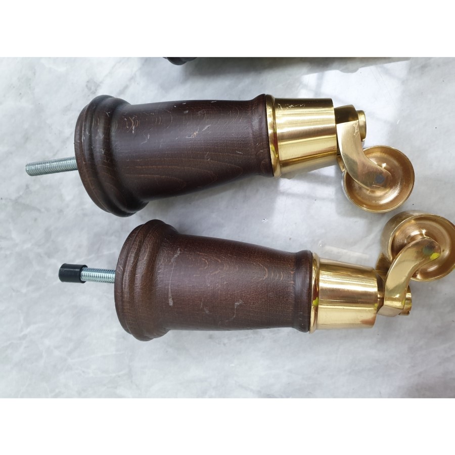 GRADE A2 - Teal Blue Velvet Footstool - Payton