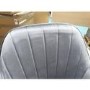 GRADE A2 - Set of 2 Grey Velvet Dining Tub Chairs with Black Legs - Logan