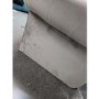 GRADE A2 - Grey Velvet Chesterfield Sofa Bed - Seats 3 - Double Bed - Bronte