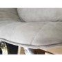 GRADE A2 - Set of 2 Beige Faux Leather Dining Tub Chairs with Black Legs - Logan