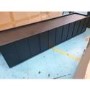 GRADE A2 - Large Black Oak TV Unit with Storage - TV's up to 70" - Helmer