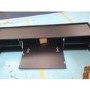 GRADE A2 - Large Black Oak TV Unit with Storage - TV's up to 70" - Helmer