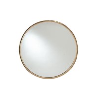 GRADE A2 - Jenson Gold Round Wall Mirror