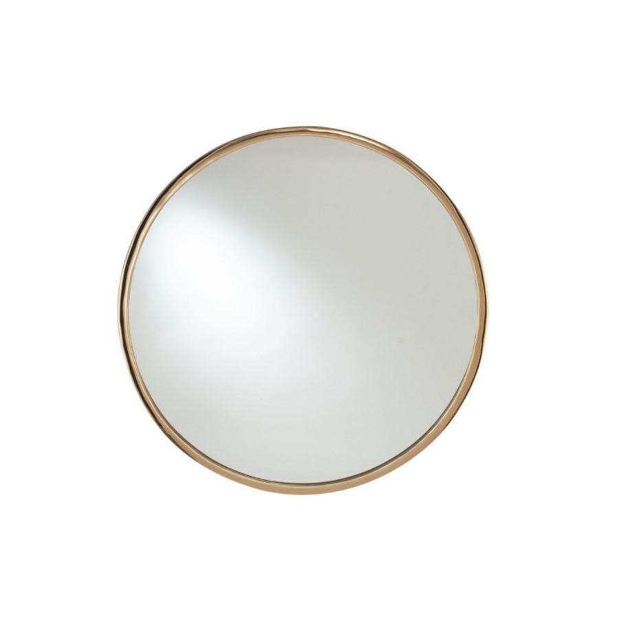 GRADE A2 - Jenson Gold Round Wall Mirror