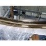 GRADE A2 - Jenson Gold Round Wall Mirror