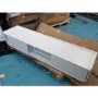 GRADE A2 - White TV Unit with Storage - TV's up to 70" - Olis