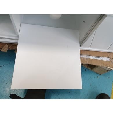 GRADE A2 - White TV Unit with Storage - TV's up to 70" - Olis