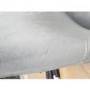 GRADE A2 - Light Grey Velvet Button Back Bar Stool  79cm - Maddy