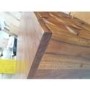 GRADE A2 - Small Sideboard in Dark Wood with 2 Doors - Freya