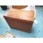 GRADE A2 - Small Sideboard in Dark Wood with 2 Doors - Freya