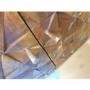 GRADE A2 - Small Sideboard in Dark Wood with 2 Doors - Freya