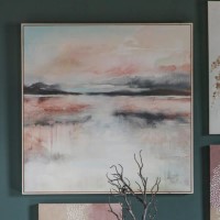 GRADE A2 - Morning Rise Framed Canvas Art - Caspian House