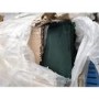 GRADE A2 - Green 3 Seater L Shaped Sofa in Velvet - Left Hand Facing - Idris