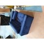 GRADE A2 - Navy Blue Velvet Loveseat - Elba