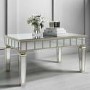GRADE A1 - Mirrored Coffee Table with Gold Detailing - Jade Boutique