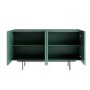 Large Green Sideboard with 4 Doors - Helmer