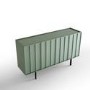 Large Green Sideboard with 4 Doors - Helmer