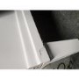 GRADE A2 - White 2 Drawer Bedside Table - Georgia