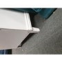GRADE A2 - White 2 Drawer Bedside Table - Georgia
