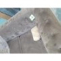 GRADE A2 - Chesterfield Sofa in Grey Velvet - Seats 2 - Bronte