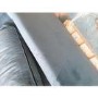 GRADE A2 - Teal Blue L Shaped Sofa Bed in Velvet  - Right Hand Facing - Sutton