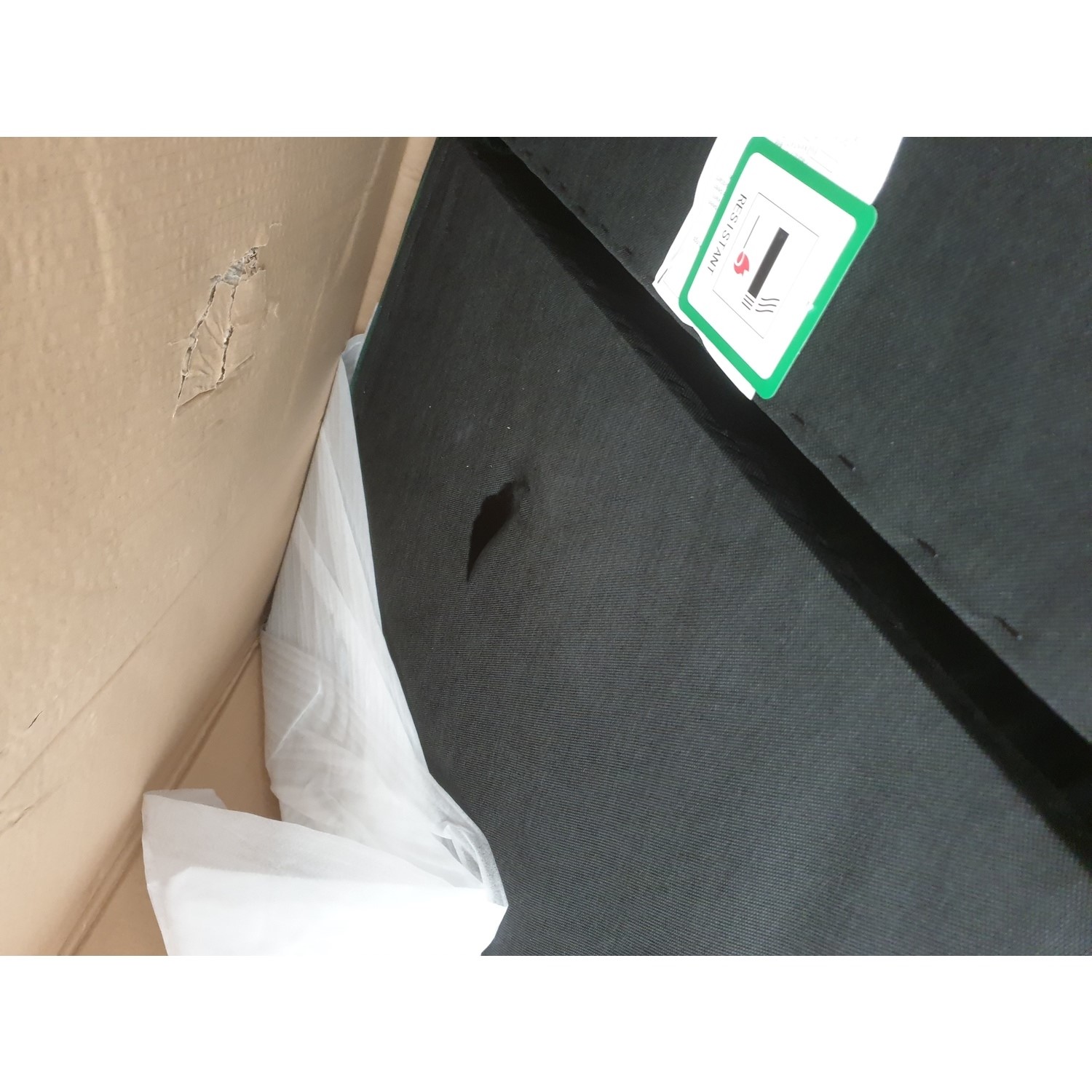 GRADE A2 Single Sofa Bed in Dark Green Velvet with Bolster Cushion Eleni Furniture123