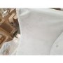 GRADE A2 - Light Grey Velvet Dressing Table Chair with Pleated Detail - Zelena